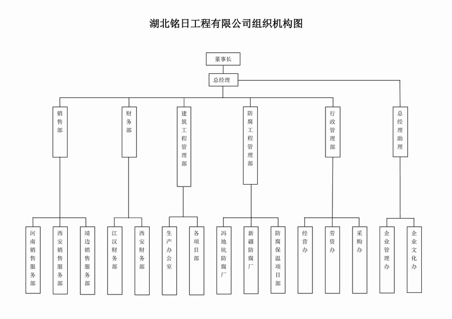 公司组织结构(图1)